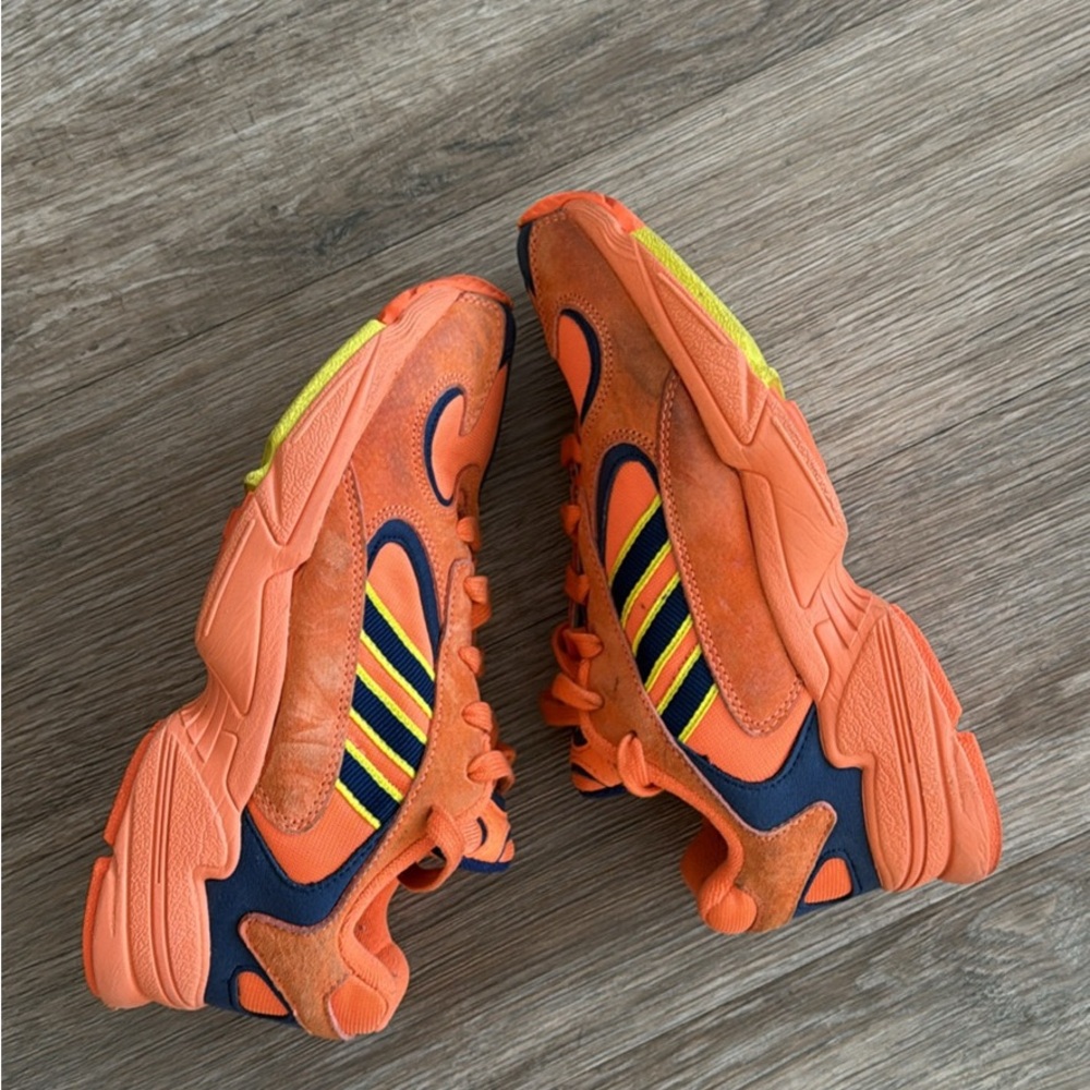 Adidas Orange and Blue Sneakers Women’s 6.5 Men’s 5